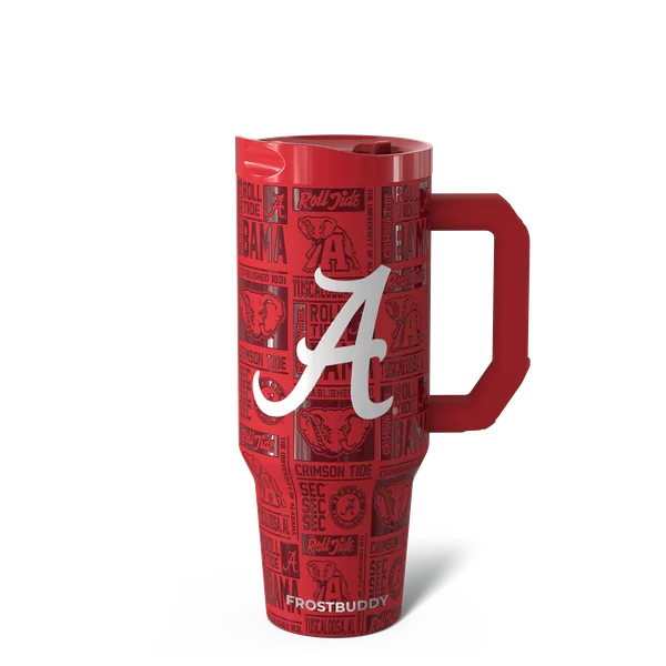 Thicc Buddy 40oz, Alabama Crimson Tide, Legacy — thicc40-alabama3dcrimson-one