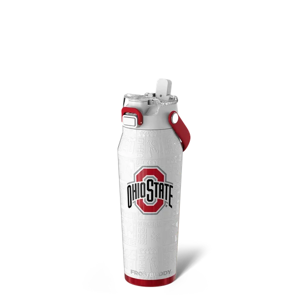 Bottle Buddy 24oz, Ohio State Buckeyes, Legacy — bottle24-ohiostate3dwhite