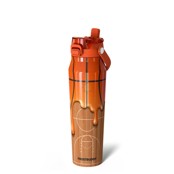 Bottle Buddy 32oz - Basketball Drip