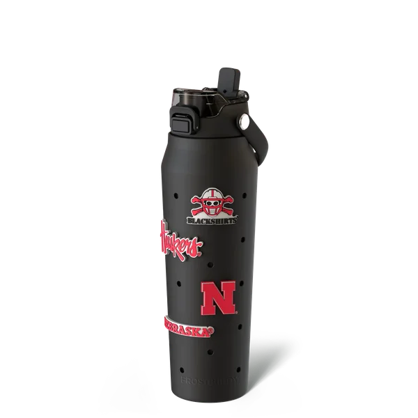 Bottle Buddy 32oz - Nebraska Cornhuskers, Skin + Budz Bundle
