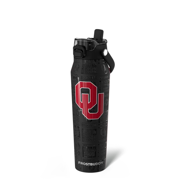 Bottle Buddy 32oz - Oklahoma Sooners, Legacy — bottle32-oklahoma3dblack