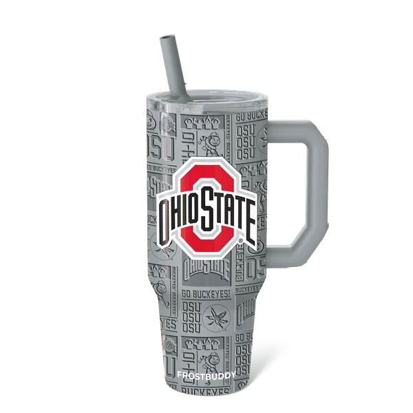 Thicc Buddy 40oz, Ohio State Buckeyes, Legacy — thicc40-ohiostate3dgray