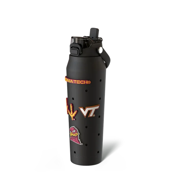Bottle Buddy 32oz, Virginia Tech Hokies, Skin + Budz Bundle